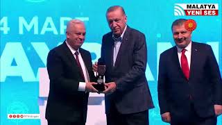 Cumhurbaşkanı Erdoğandan Prof. Dr. Sezai Yılmaza Ödül