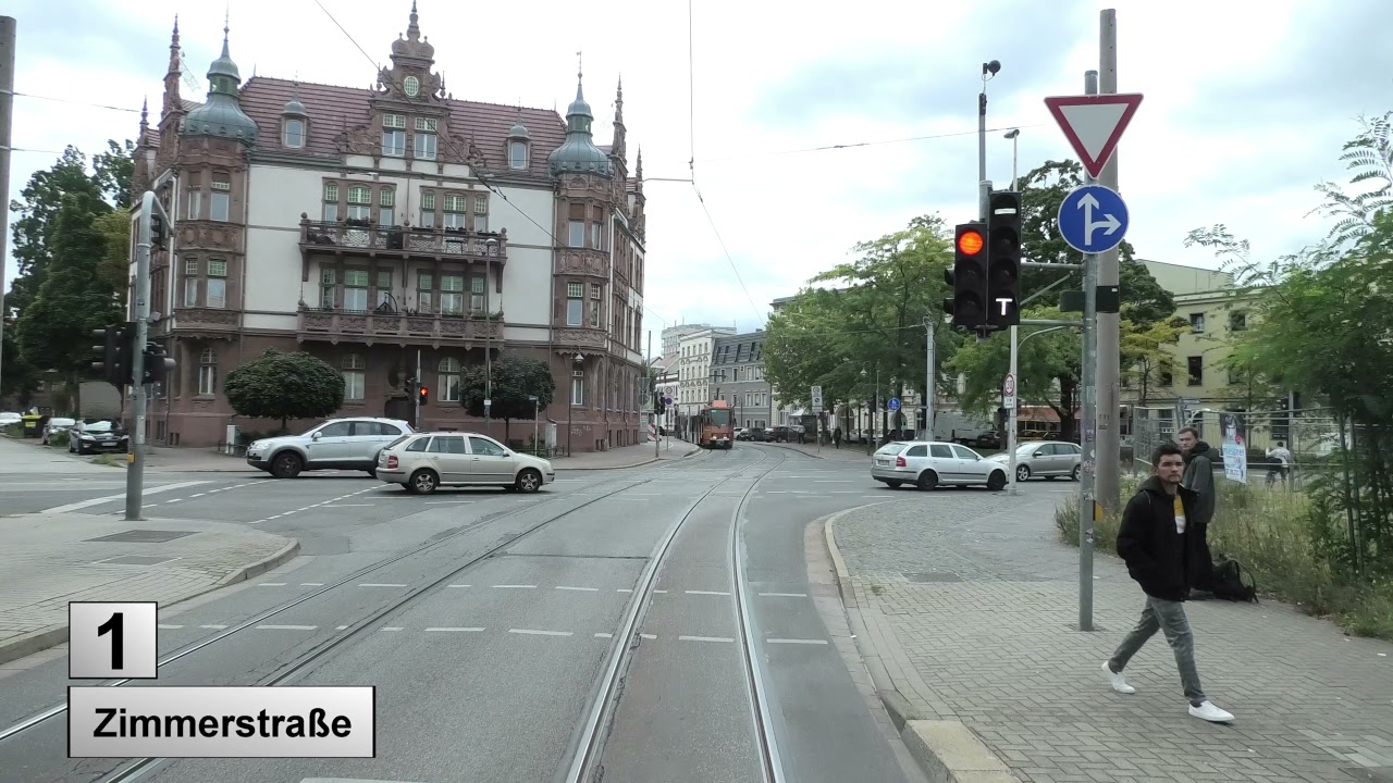 Straßenbahn Cottbus 2021 Linie 1