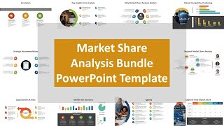 Market Share Analysis Bundle PowerPoint Template | Kridha Graphics