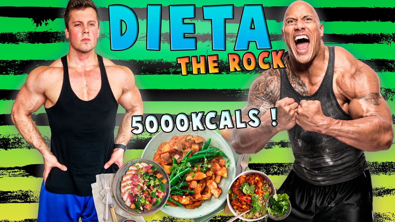 24H COMENDO COMO O  DWAYNE JOHNSON ``THE ROCK´´ *5000Kcals !!!*