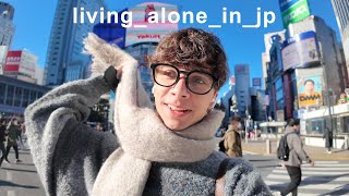 life back in japan 🍵 new camera, apartment shopping, haircut, cafe, 7-11, work updates