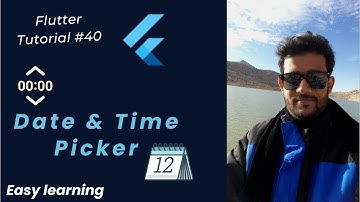#40 Date Picker & Time Picker | Flutter Tutorial | #MustafaTahir
