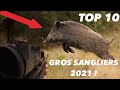 TOP 10 : GROS SANGLIERS 2021 BEST OF !!!