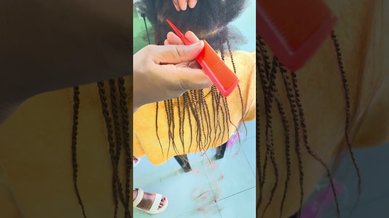 Twist braids tutorial 