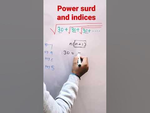 How to solve power surds and indices math problems in short trick