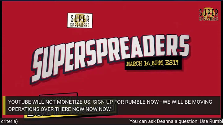 ANNOUNCEMENT: Deanna McLeod - Exploding the Pfizer...