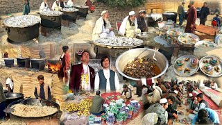 AFGHANISTAN Traditional marriage Ceremony | Rural Cooking