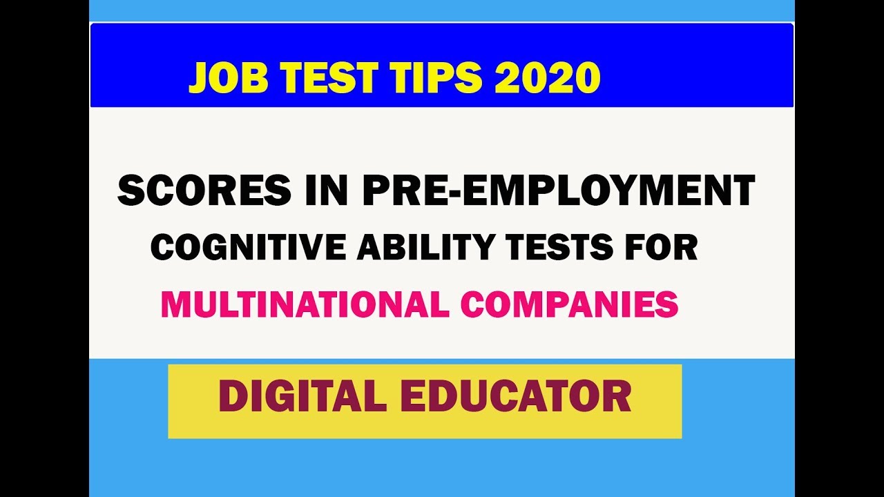 selection-criteria-and-scores-in-pre-employment-cognitive-ability-tests-2020-youtube