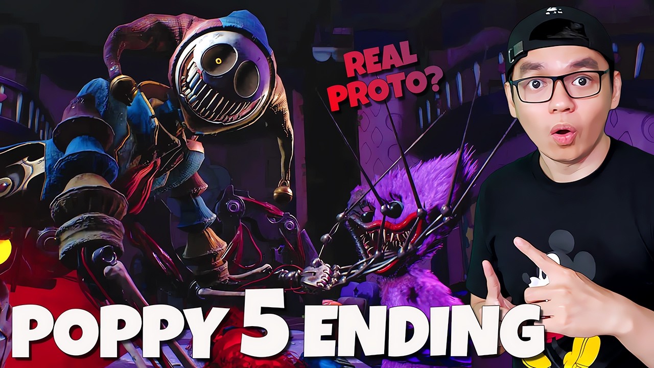 ENDING!! Tragedi Huggy Wuggy & Prototype Ngamuk 💀🔥💀 | Poppy Playtime Chapter 5 Part 2 Indonesia