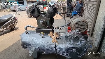 3hp Elgi air compressor testing #aircompressor #elgi #repair #viral #testing