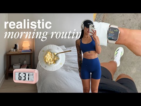 A Realistic Week Of Morning Routines 2025 (healthy Habits & Fitness Goals)