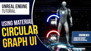 UE5 l How to Create Circular Graph UI Using Material l Tutorial l Unreal Engine  5