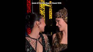 Jennie Meets Lilyrose Depp At Chanel 2026 