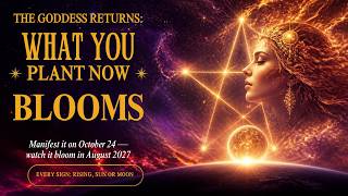 The Goddess Returns: Manifest It Oct 24, Watch It Bloom in 2027 | New Seed in 2028 Venus Star Points