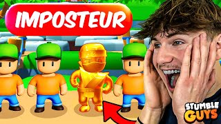 TROUVE L'IMPOSTEUR SUR STUMBLE GUYS !! (Ft. Graphyx)