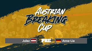 Austrian Breaking Cup 2023 1Vs1 B-Girl Pro Pre01 Julez -Vs- Anna Lia