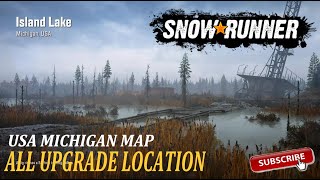 Snow Runner All Upgrade Locations Island Lake Michigan USA
