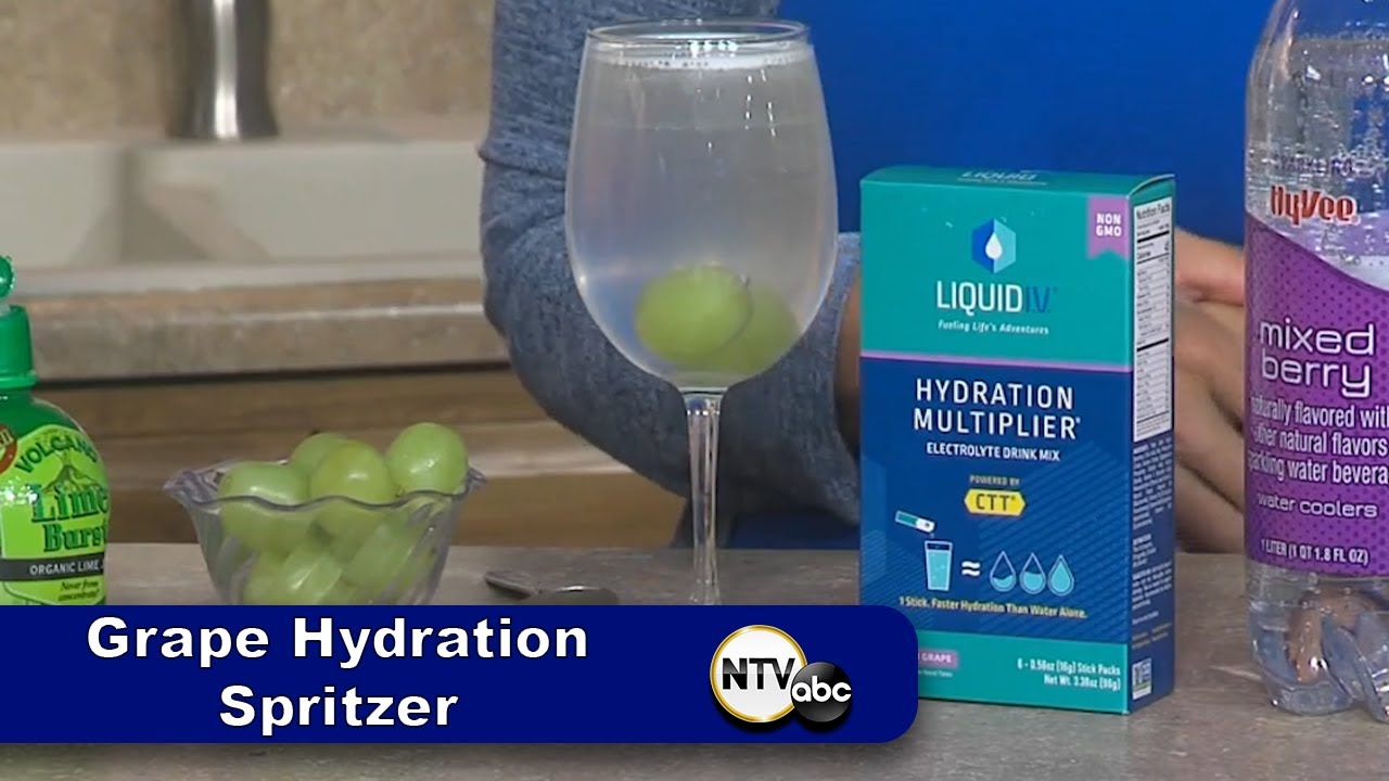 Quick Bites: Grape Hydration Spritzer