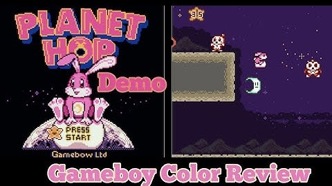 Planet Hop Demo GameBoy Review