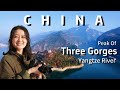 Peak of three gorges yangtze river  rural village at fengjie chongqing  the three kingdoms