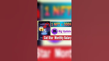 1 NFT = 300$ #CatStar Mining App CatStar BIG Update #hindi  #airdrop #sorts #indiancryptoofficial