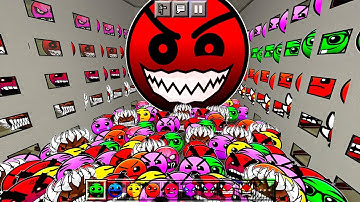 Lobotomy Nextbots  Geometry Dash Difficulty Faces  MCPE and Gmod Liminal hotel