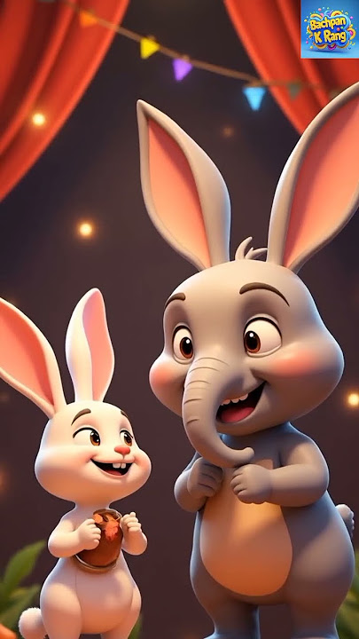 🌟 'Jungle Ka Talent Show | Rabbit & Elephant Won Hearts Not Trophy! #shorts #shortsfeed