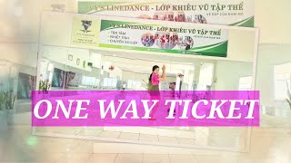 One Way Ticket Line Dance (Beginner) - Vy's Linedance