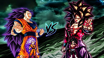 Goku Ultra Ego Super Saiyan 3 (New) VS Goku Black SSJ4 in Jump Force Mugen