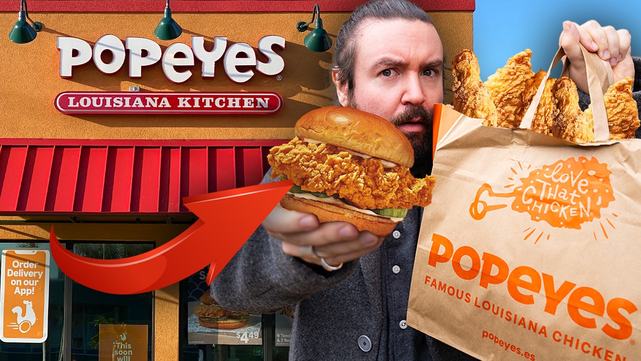 Ich ESSE ALLES bei Popeyes Louisiana Kitchen