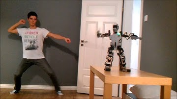 Humanoid Robot Control using Kinect   YouTube