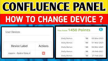 How to change device in Confluence Panel? Error -Already enrolled in another device *Problem Solved😍