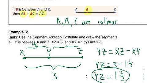 1-2 Geo Measuring and Constructing Segments