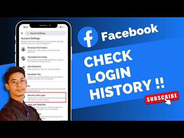How to check Facebook login history? Mobile + desktop - I Love Content