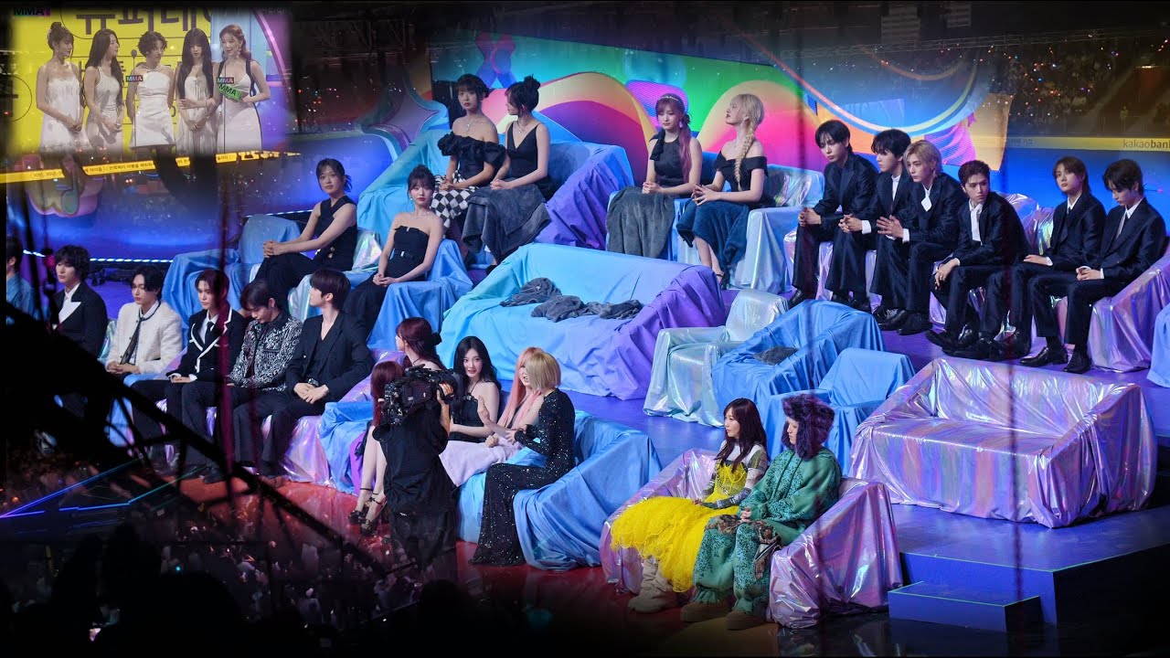 [(여자)아이들 TOP10 수상] 아이브 IVE,에스파 aespa,라이즈 RIIZE, 보이넥스트도어,YOASOBI Reaction cam @241130 MMA 2024 직캠