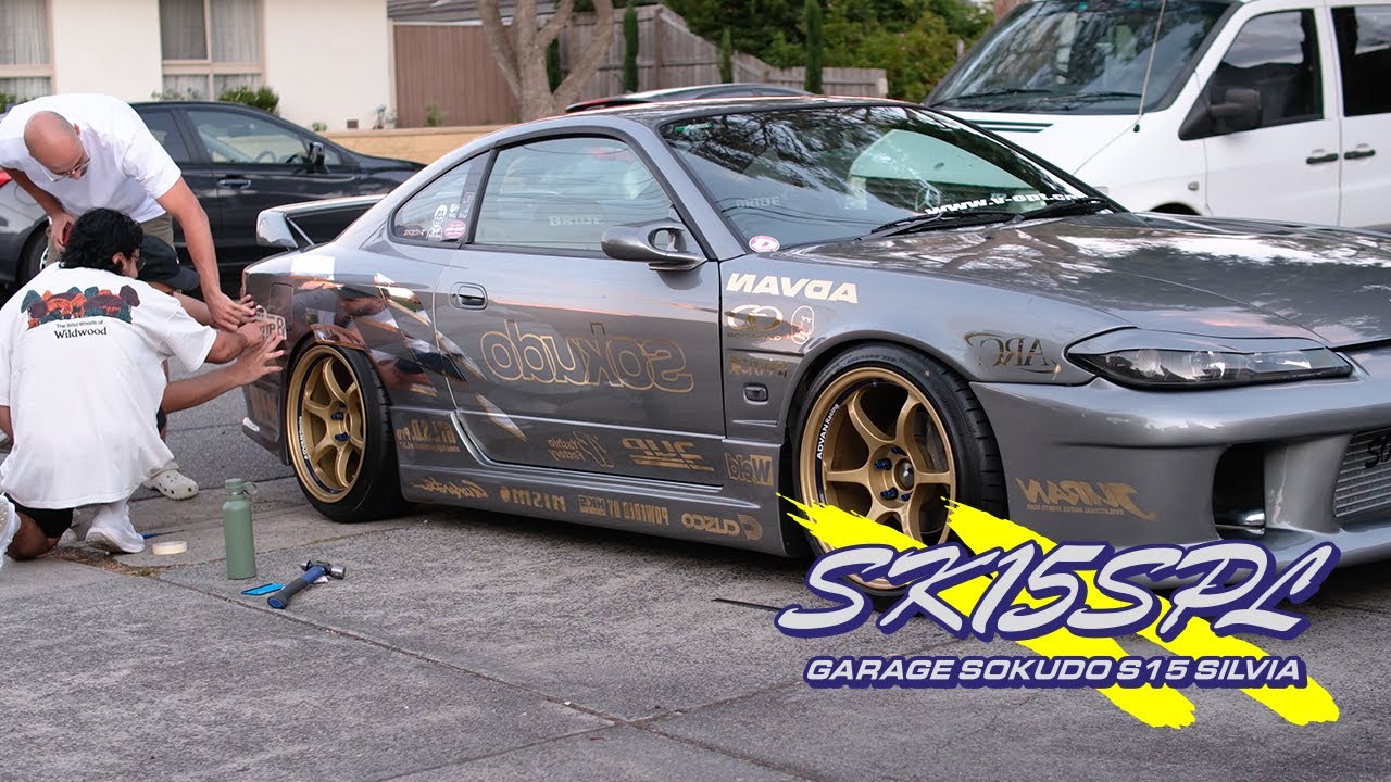 最終値下鈴木慎一郎BLOOD(Waisted garage)CRAZEDEAL Part 6 - Garage Sokudo 'SK15SPL' S15 Silvia - Vinyl liveries - YouTube