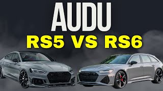 Audi RS5 VS RS6 Acceleration Battle