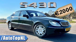 1999 Mercedes S430 LWB W220 | 250 KM/H Review on AUTOBAHN by AutoTopNL