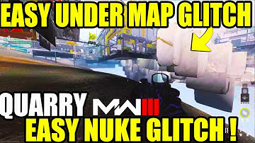 MW3 NUKE GLITCH: EASY UNDER MAP GLITCH QUARRY, MW3 EASY NUKE GLITCH MW3 XP GLITCH MODERN WARFARE 3