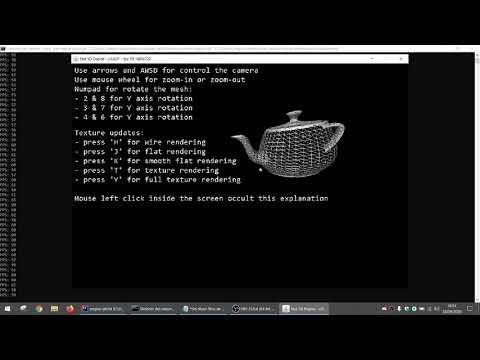 [Java] software renderer 3D - utah teapot test