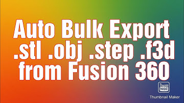 How to bulk export all fusion 360 project