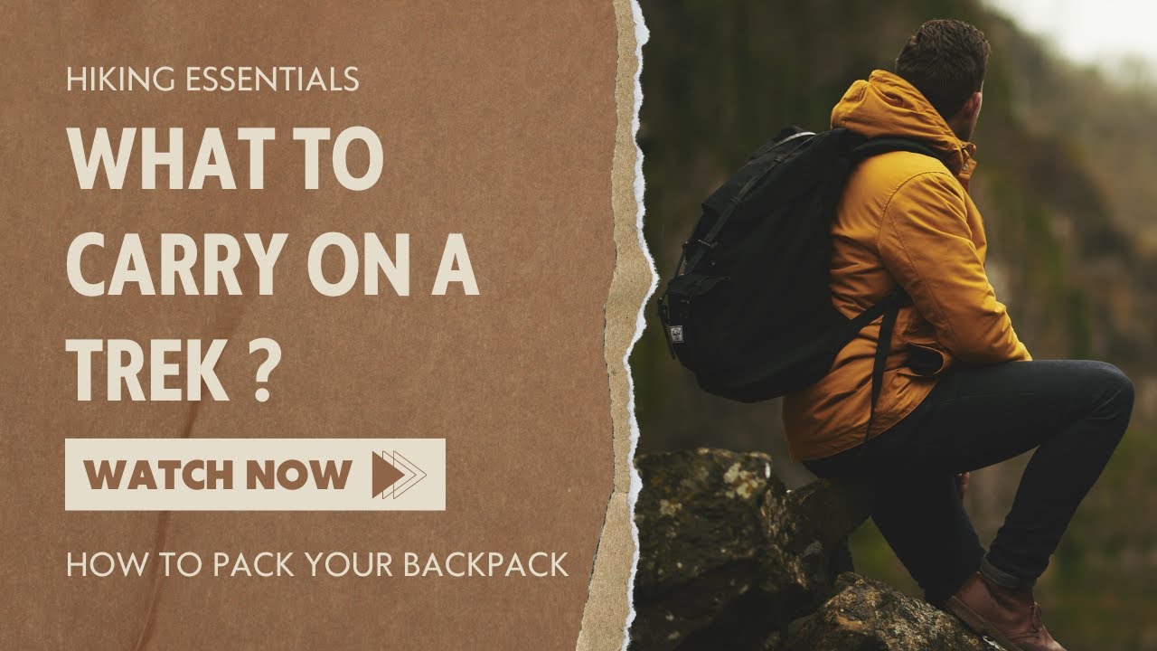 What to carry on a trek? | How to pack your bag? | Travel like a pro | Kabi Pictures |