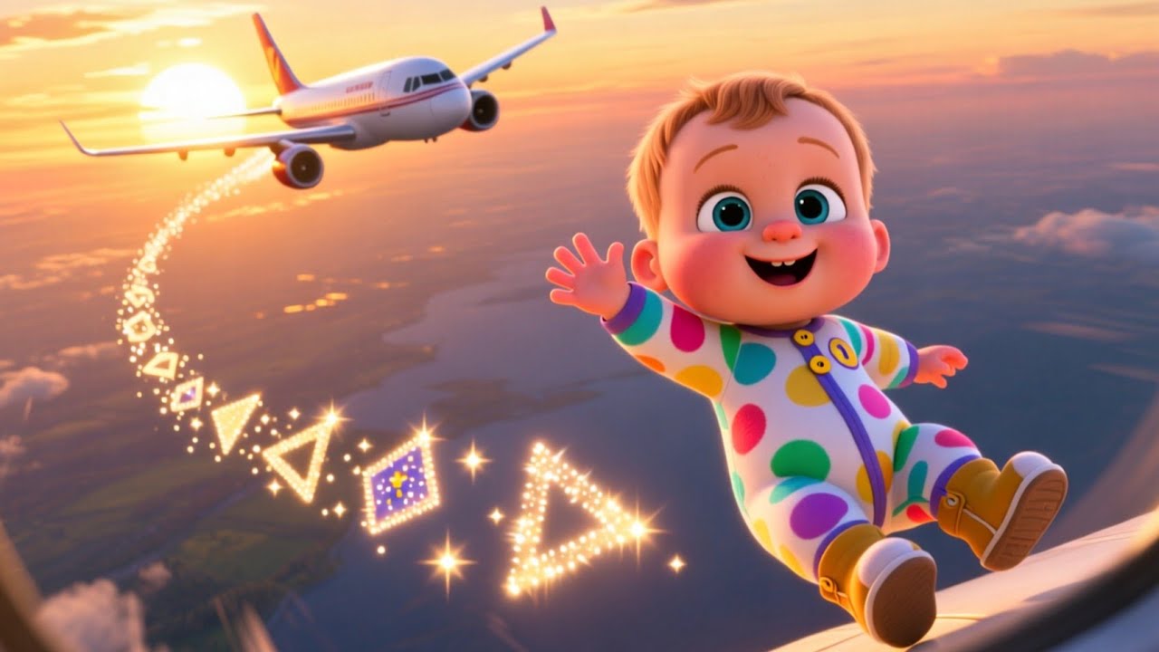 Learn Shapes with Airplane ✈️🔺 | Fun Learning for Kids | Preschool Educational Video