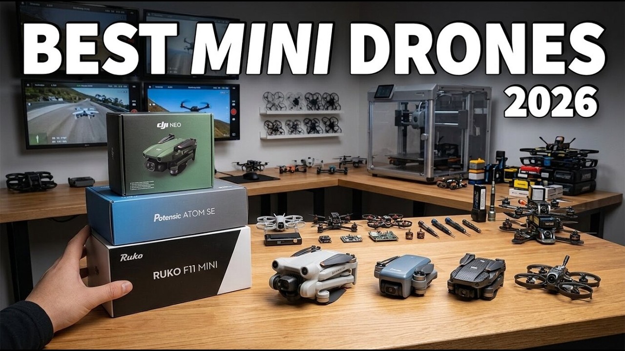 Best Mini Drones 2026 - Top 5 Best Budget Drones in 2026 - YouTube