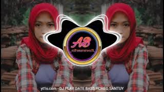 DJ PLAY DATE BASS HOREG SANTUY BREWOG AUDIO FULL BASS | DJ TIKTOK VIRAL 2021 | VISUALIZER