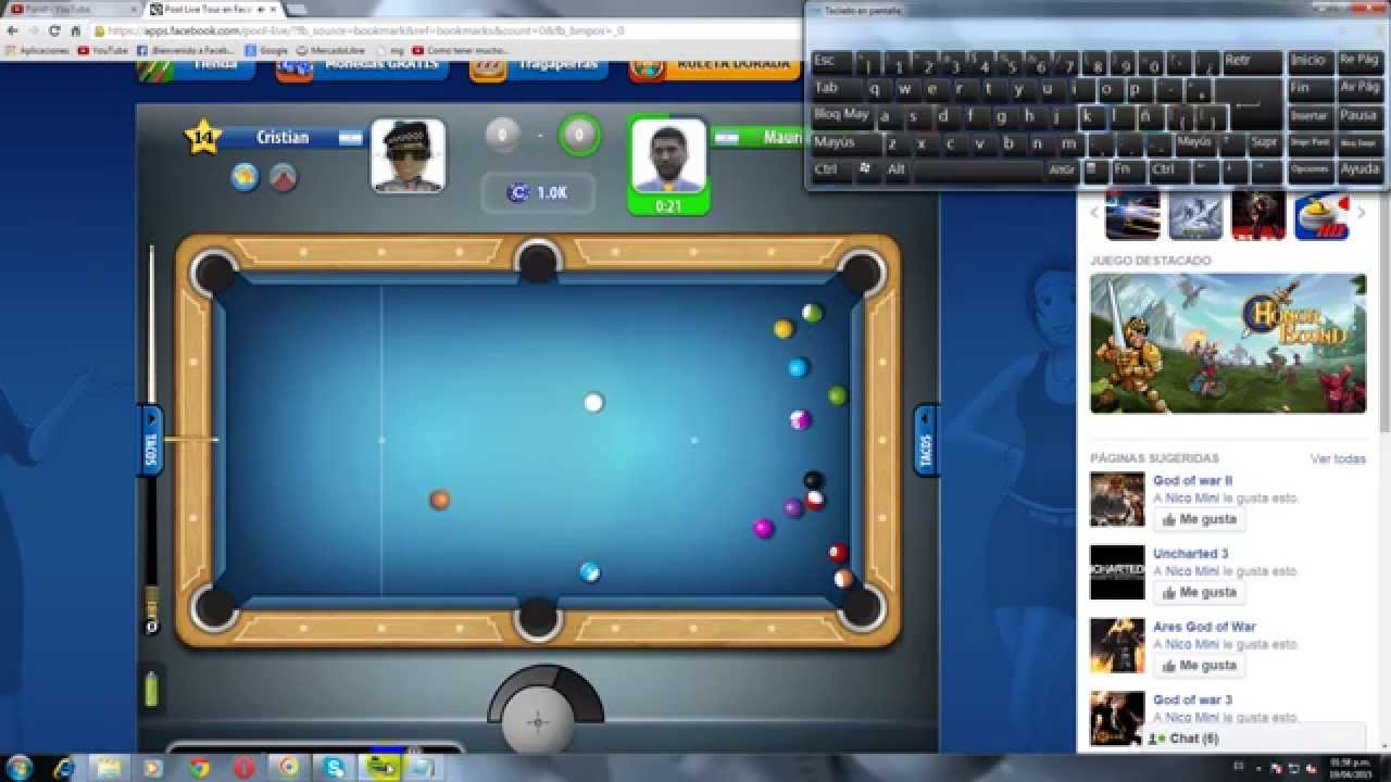 jugando pool live tour 2 - YouTube