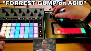 TECHNO with CIRCUIT RHYTHM & TB-3:  FORREST GUMP on ACID