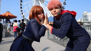 An Average Day with Nobara and Itadori (Jujutsu Kaisen Cosplay)