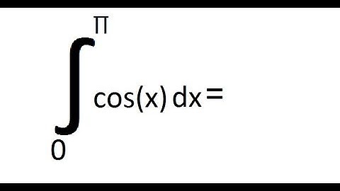 Integral  of cos x with graph. Calculate the NET area between X-axis and the function
