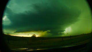 4/30/2024 Northwest Missouri Chase | INCREDIBLE Massive Supercells & Sunset After Storm [HD]